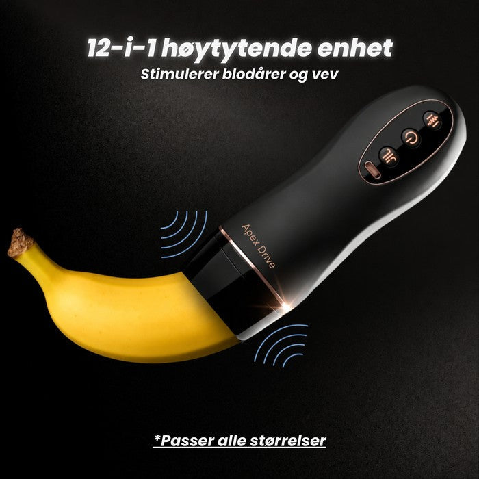 10 intensitetsnivåer — starter forsiktig og utvikler seg med deg
