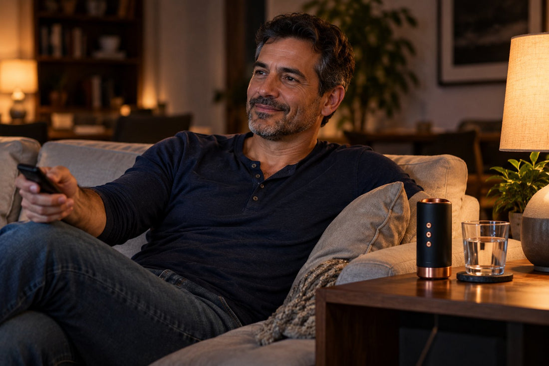 A private 10-minute routine at home — no pills, no clinic visits.
